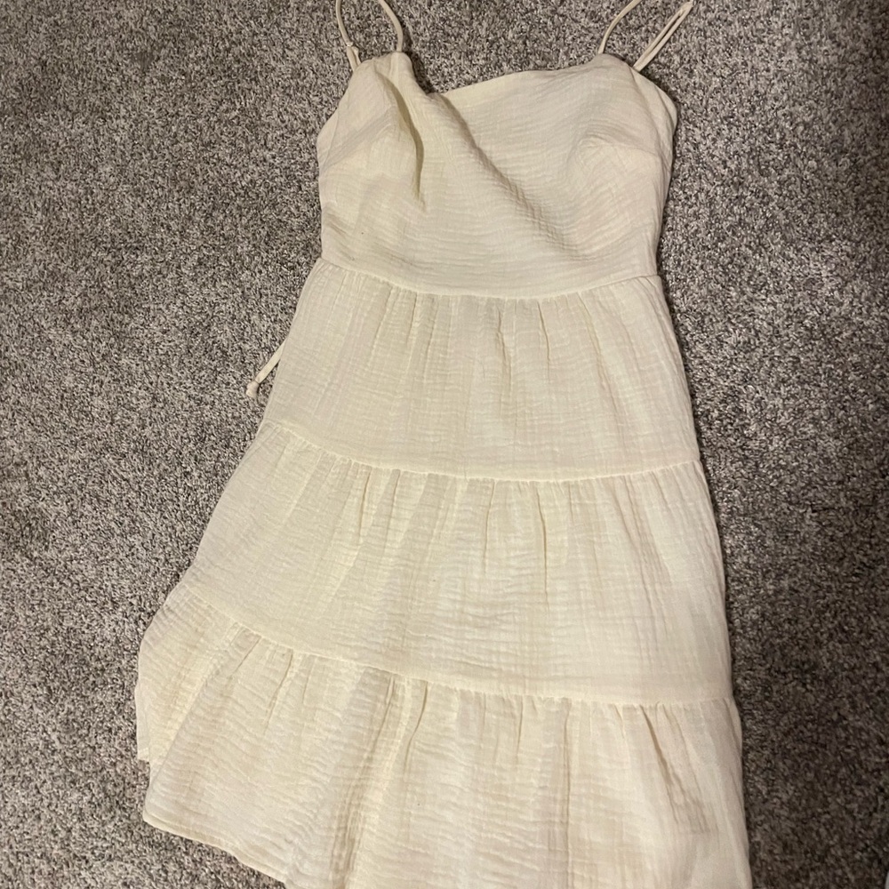 Butter yellow altard state dress